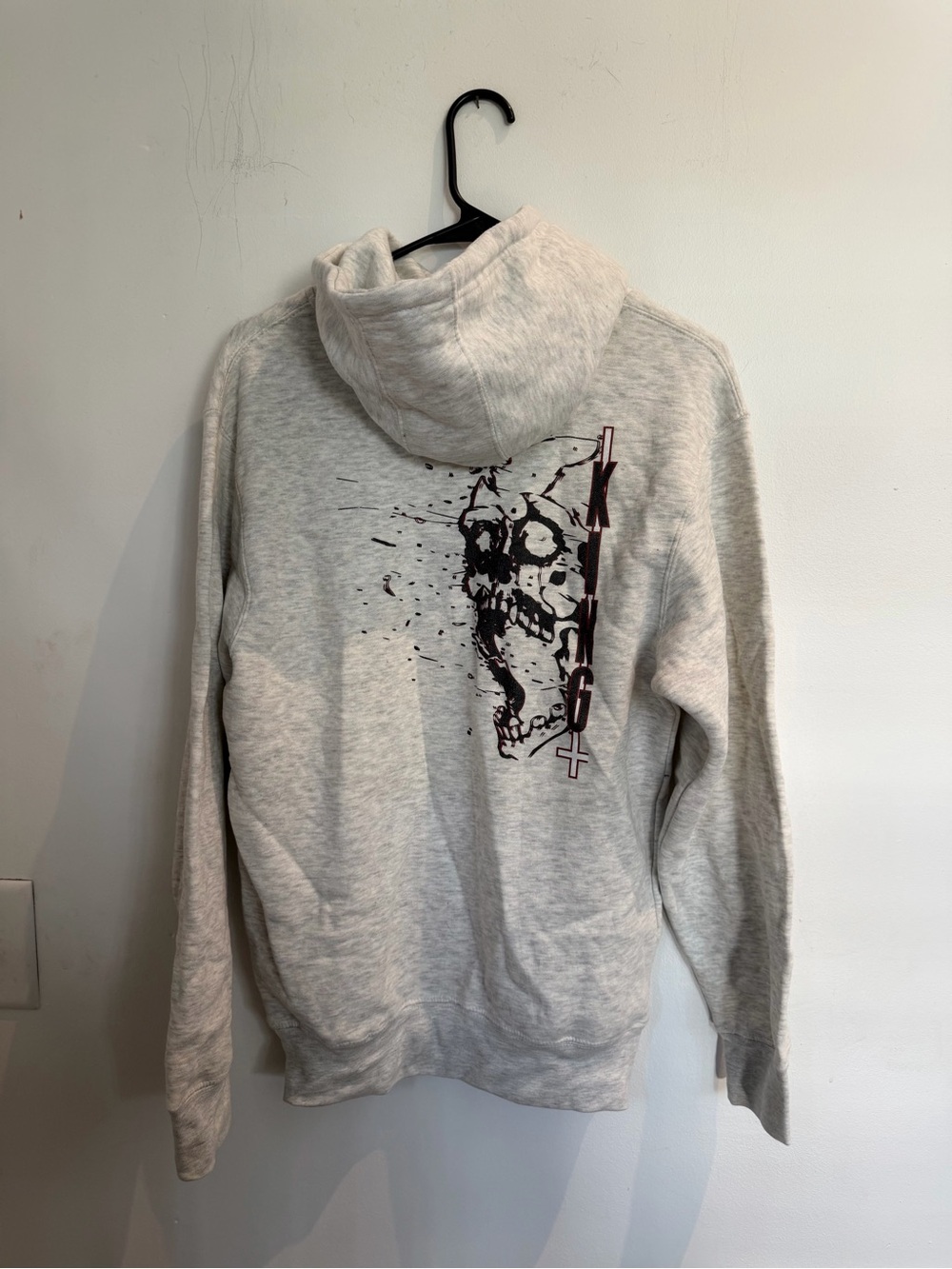 “Sullivan King” Gray Graphic Skull Hoodie